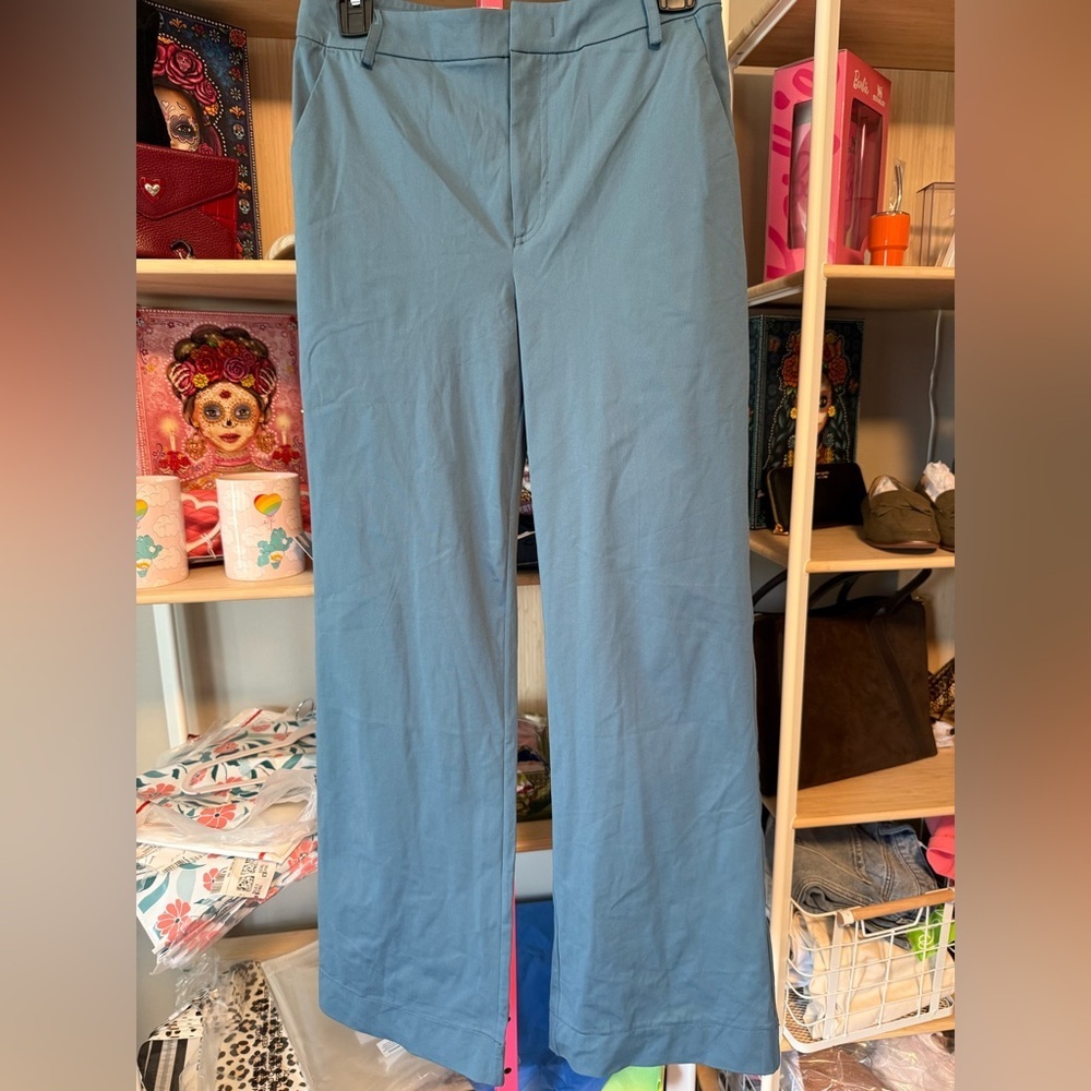 Halara Blue Straight-Leg Pants NWT Size small